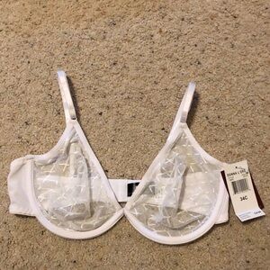 Donna L’oren White Lace Bra